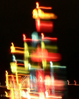 Moving lights close up