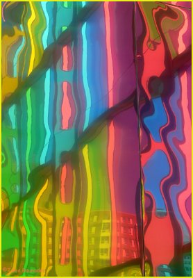 Behind the stained glass