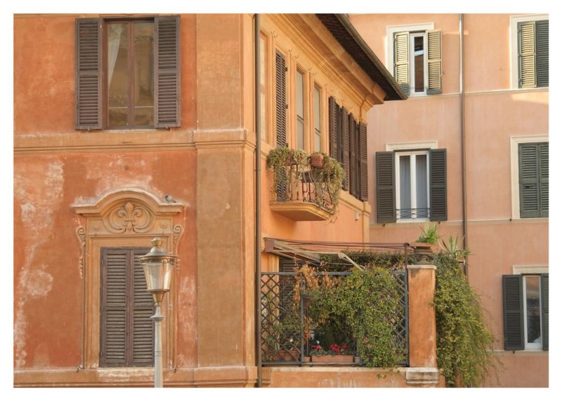 Balcony in Greem