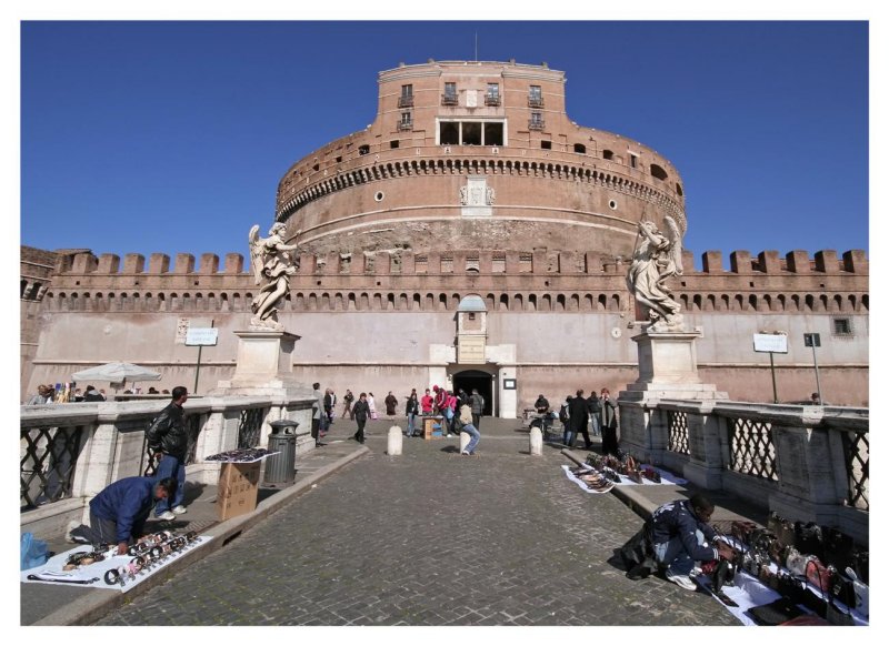 Ponte Sant' Angelo, Castel Sant' Angelo I