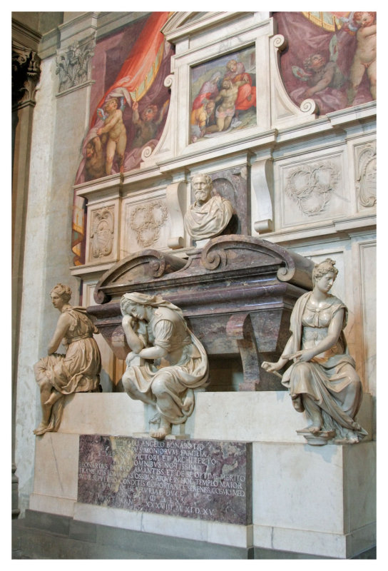 Michelangelo's grave