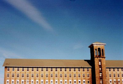 Old mill next to I-195