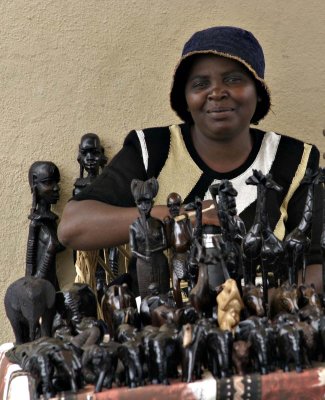 Trader in african art