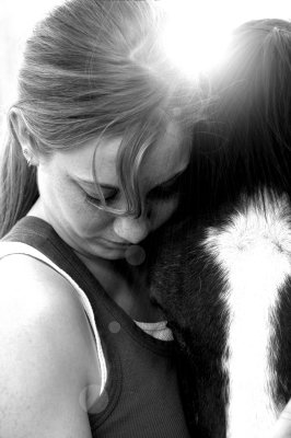 A girl & her horse