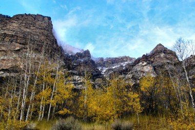 Painted cliffs