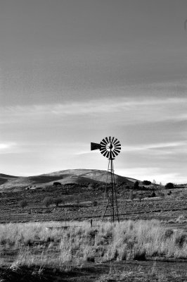 Windmill on the desert