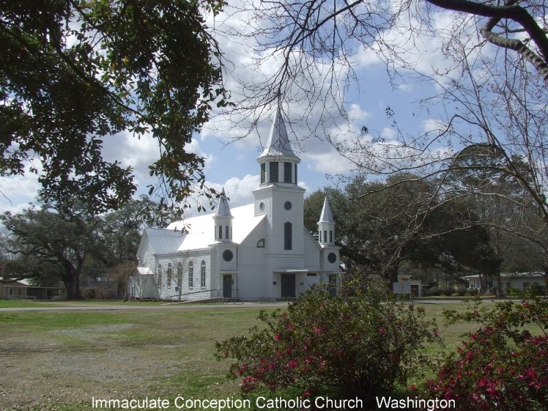 Immaculate Conception church   Washington, La.