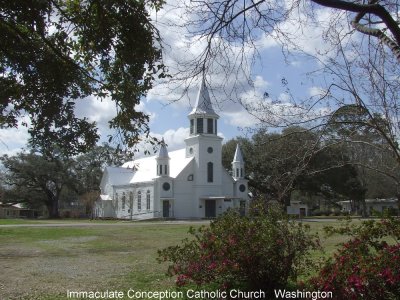 Immaculate Conception church   Washington, La.