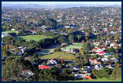 A more distant view from Mt Eden