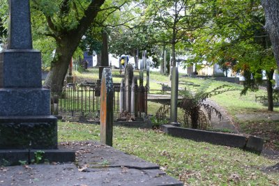 Grafton Gully part of the graveyard