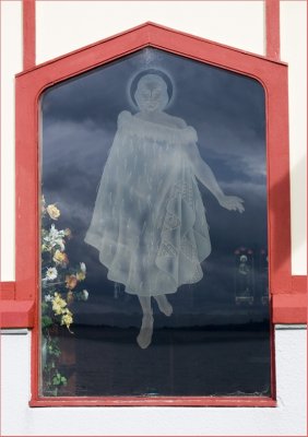 Jesus on Church Window