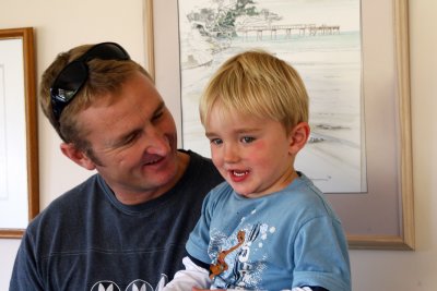 Daddy and Zachary