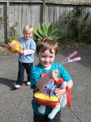 Caleb and Zachary