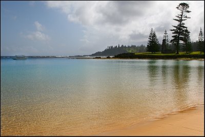 Emily Bay - only safe beach at Norfolk Island