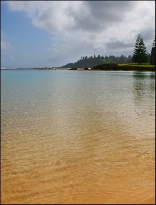 Emily Bay - only safe beach at Norfolk Island