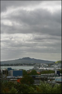 Rangitoto from the city