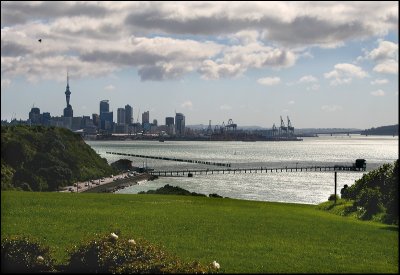 Auckland City from Savage Memorial