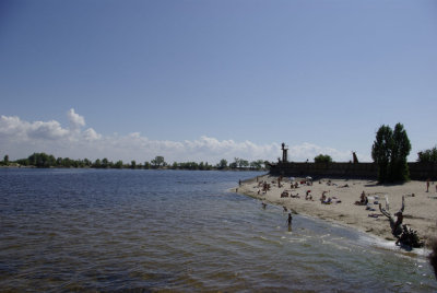 Cherkassy port beach