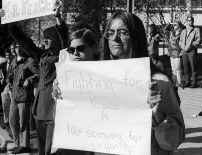 fighting for peace. Ward Circle American University 1970-1971