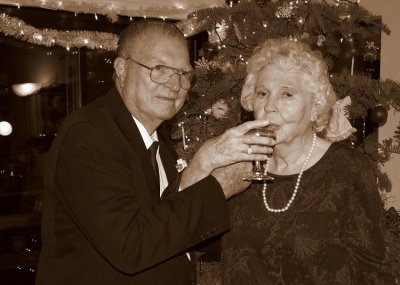 wedding toast in sepia colors.jpg