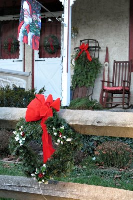 Christmas Fence & Porch
