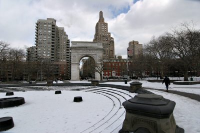 A Winter's Day in Washington Square Park