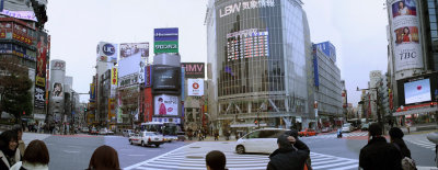 Shibuya - Hachiko Crossing Panorama