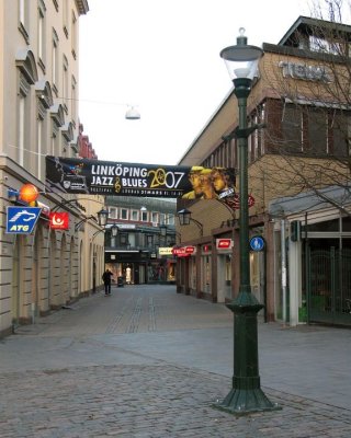 A Small Shopping Street Near the Square