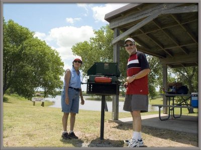 Lunch time at Lake Theo