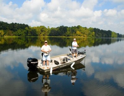 Fishing is good on the Lake