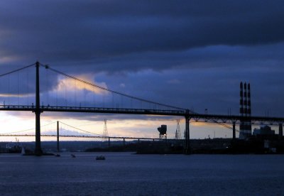 Our two bridges & three power stacks