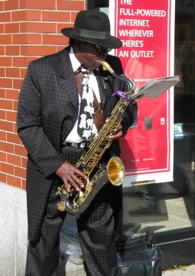 Downtown Sax Man