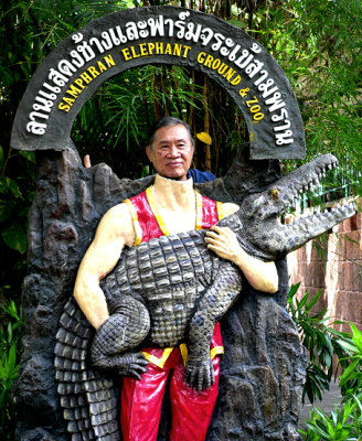 The Samphran Croc-Man