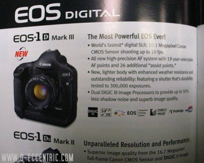 2/25/07: The Canon EOS 1D Mark III