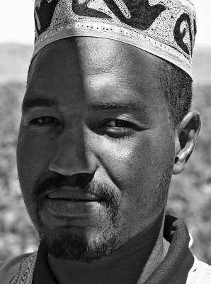 Portrait in black & white