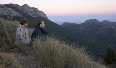Nick and Ralph watching the sunrise - Grazalema