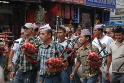 Nepali Bagpipers