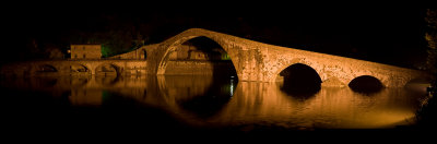 Devil's Bridge by Night (Bagni di Lucca, Italy)