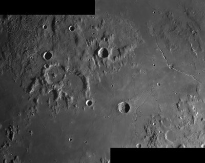 Pallas - Murchison - Triesnecker - Hyginus Mosaic  Udate: 2007/01/27 Utime:  01:35 - 01:42