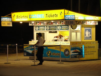 Cozumel Ticket Booth