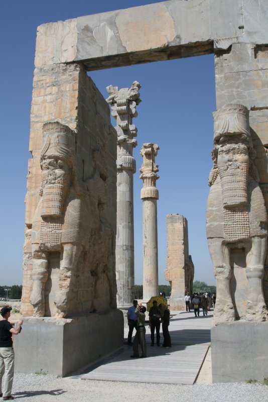 Entrance gate of the palace (Gate of all Nations) 