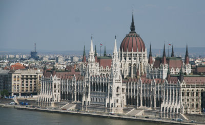 The Parliament seen from the Royal Palace