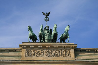 Quadriga on top of the Brandenburg Gate