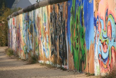 East Side Gallery - remainder of the Berlin Wall
