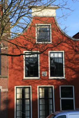 Facade of   a house called het Anker ( the anchor)
