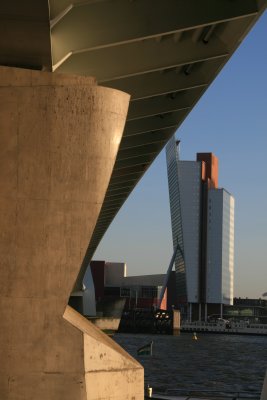 Rotterdam, Erasmusbrug/Kop van Zuid