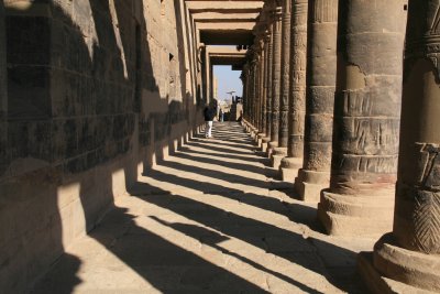 Colonnade to Isis temple