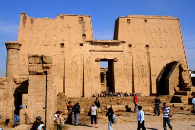 One of the two pilons of the Edfu temples