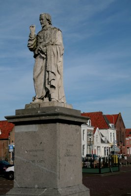 Jacob Cats, a famous poet in the center of his place of birth