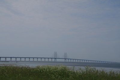 resundsbrug. Verbinding Malm-Kopenhagen